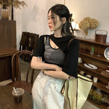 アシメデザイン半袖Tシャツ