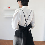 ボリュームスリーブシャツ+リボンワンピース【単品販売】