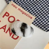 ふわふわリアルファーヘアクリップ