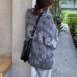 フェイクレザーショルダーバッグ