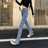 センターラインスリットデニム