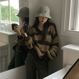 ローゲージボーダーニット