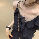 フリルキャミワンピース