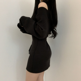 オフショルツーピースワンピース