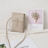 フェイクレザースマホショルダー/ミニバッグ