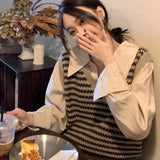 フェイクレイヤードボーダートップス