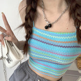 カラーボーダーキャミソール