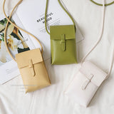 フェイクレザースマホショルダー/ミニバッグ