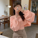 クロップド丈スウェット