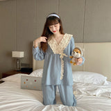 裾レースルームウェア