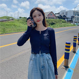 クロップカーディガン/トップス