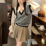 フェイクレイヤードボーダートップス