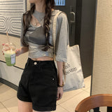 アシメデザイン半袖Tシャツ