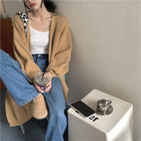 シンプルロングカーディガン/コート