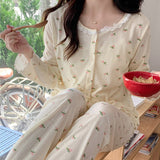 3点セット小花柄ルームウェア