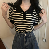 ボーダーポロシャツ