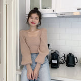 ボリュームスリーブ大人ニット