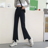 アシメデザインカットオフデニム