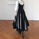 ボリュームスリーブシャツ+リボンワンピース【単品販売】