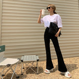 ハイウエストフレアデニム