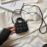 キルティングボックスバッグ