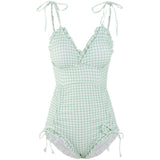 ギンガムチェックワンピース水着