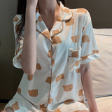 ベア柄ルームウェア