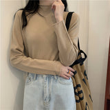 【19色展開】ベーシックハイネックトップス