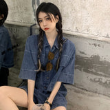 ハーフデニムセットアップ