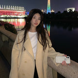 ウールブレンドロングコート