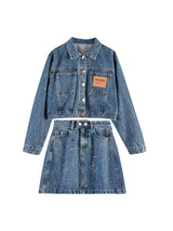 ダメージデニムセットアップ