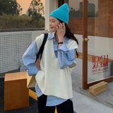 淡色ニットベストセット