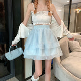 オーガンジーフレアスカート