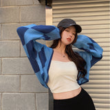 ブルーアーガイルカーディガン/ボレロ