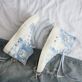 ハイカットマーブルスニーカー