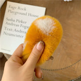 ふわふわリアルファーヘアクリップ