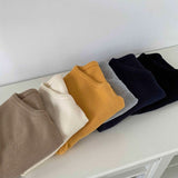 【7色展開】シンプルVネックベスト