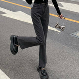 スタイルアップセンターラインフレアデニム