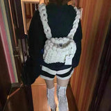 【3色展開】もこもこバッグパック