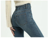 ハイウェストスキニーデニム