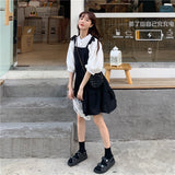 フレンチシャツ&リボンワンピース