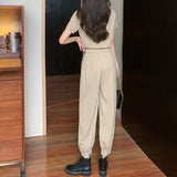 半袖ショートジャケットセットアップ