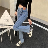 センターラインスリットデニム