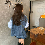 フリンジデニムベスト&シャツセット【単品販売】