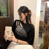 アシメデザイン半袖Tシャツ