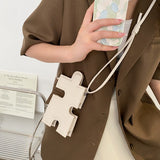 パズルモチーフスマホショルダー/ミニバッグ