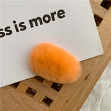 ふわふわリアルファーヘアクリップ