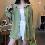 【6色展開】ベーシックシアーシャツ