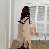 ビッグカラースウェットワンピース