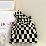 ニットハンドバッグ